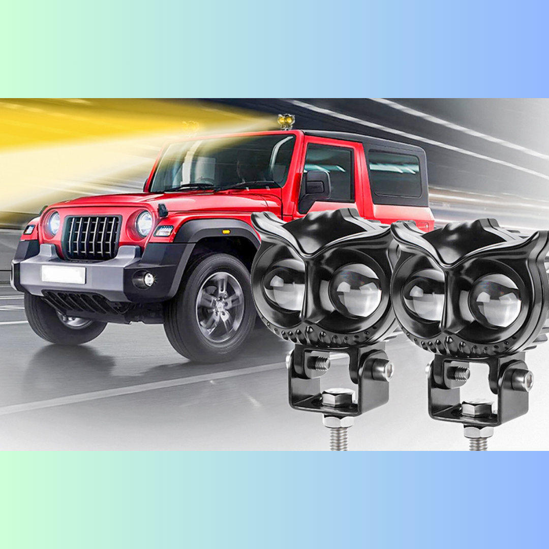 Owl shaped car projector light for bumper/grill/fog light (1 pc)