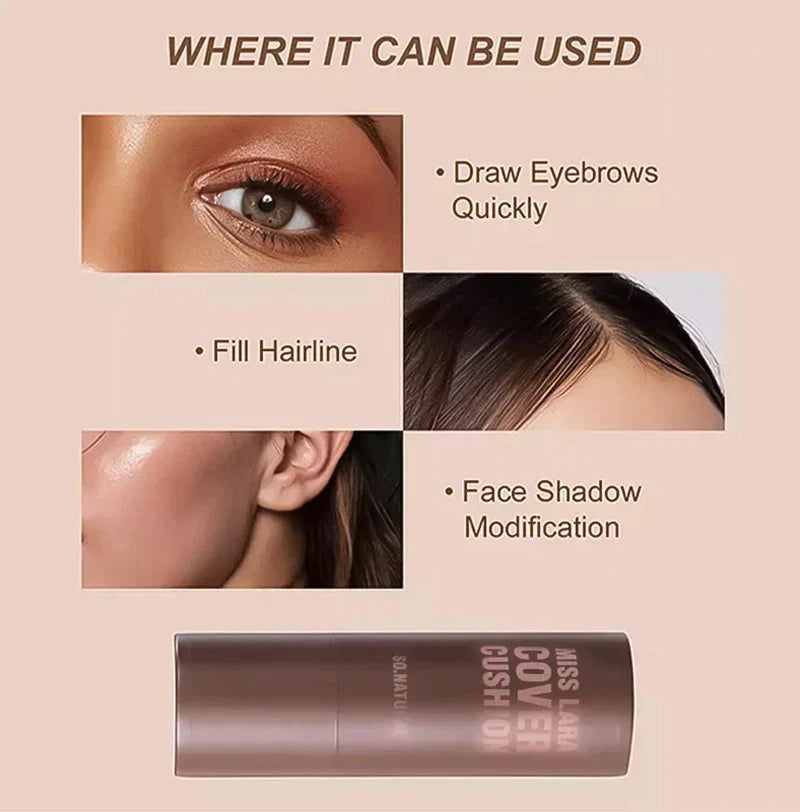 Brow & Hairline Filler Pad Stamp Kit with FREE Eyebrow Microblading Fork Pen