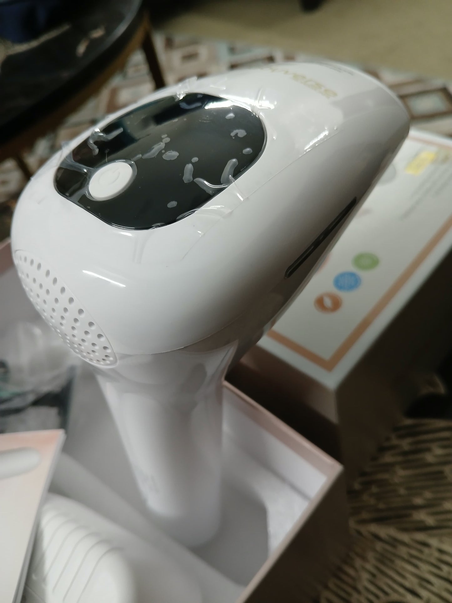 Premium Laser Hair Removal Device Auto Mode + Skin Rejuvenation + Cooling Effect with Warranty