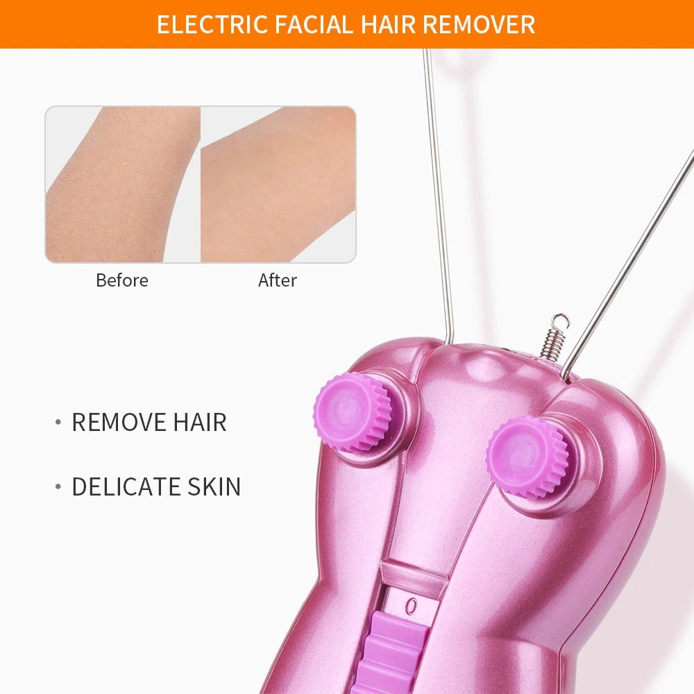 Threading Tool For Facial Hair Removal / Electric Epilator Threader For Face