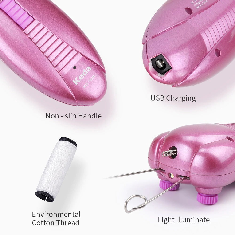 Threading Tool For Facial Hair Removal / Electric Epilator Threader For Face