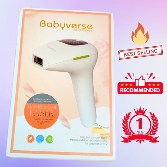 Premium Laser Hair Removal Device Auto Mode + Skin Rejuvenation + Cooling Effect with Warranty