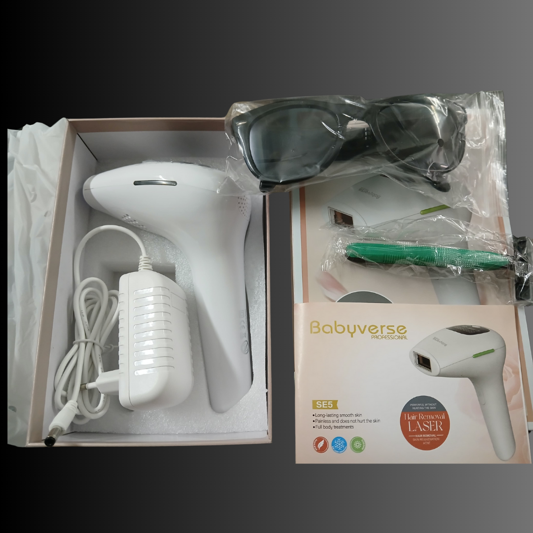 Premium Laser Hair Removal Device Auto Mode + Skin Rejuvenation + Cooling Effect with Warranty