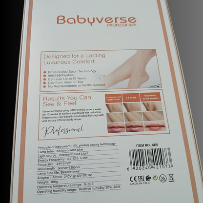 Premium Laser Hair Removal Device Auto Mode + Skin Rejuvenation + Cooling Effect with Warranty