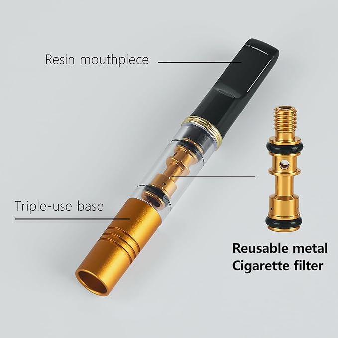 Washable Cigarette Filter To Absorb Tar & Harmful Effects - Imported (Reusable)
