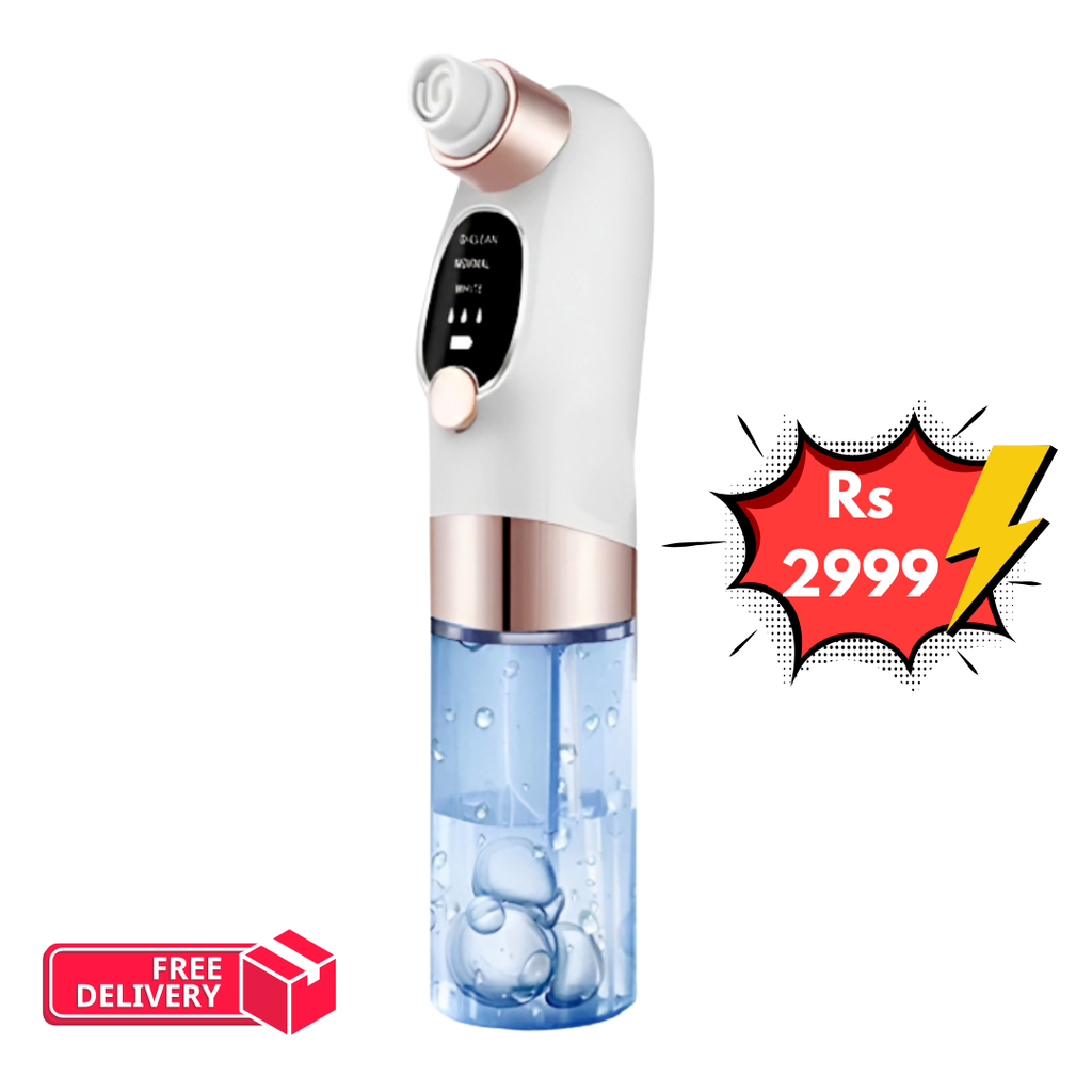 Mini Hydra Facial Device with FREE Serum + Replacement Warranty