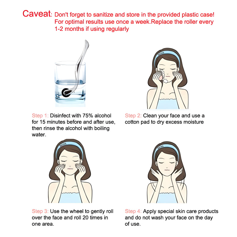 Microneedling Tool (Titanium Microneedles) with FREE Vitamin C Serum