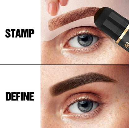 Brow & Hairline Filler Pad Stamp Kit with FREE Eyebrow Microblading Fork Pen