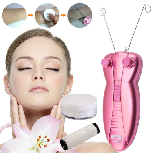 Threading Tool For Facial Hair Removal / Electric Epilator Threader For Face