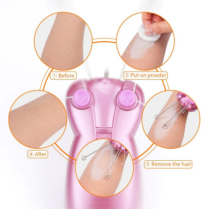 Threading Tool For Facial Hair Removal / Electric Epilator Threader For Face