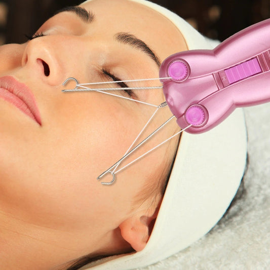 Threading Tool For Facial Hair Removal / Electric Epilator Threader For Face