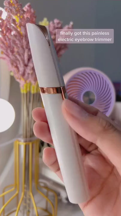 Electric Eyebrow Trimmer with Flawless Eyebrow Precision UV Light